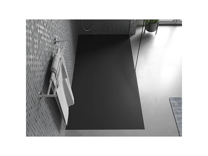 Mexen Bert piatto doccia rettangolare SMC 170 x 80 cm, nero - 4K708017
