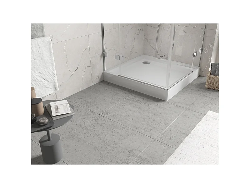 Mexen Flow+ brodzik kwadratowy 90 x 90 cm, biały połysk - 46S109090H