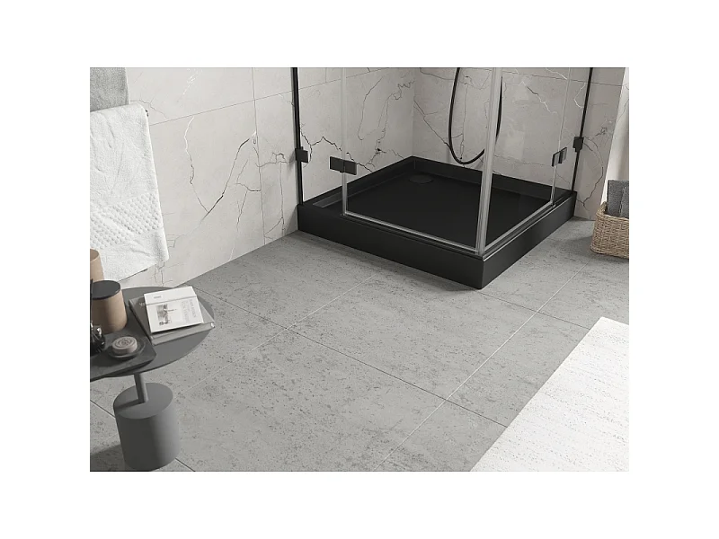 Mexen Flow+ kwadrant douchebak 90 x 90 cm, zwart mat - 46S709090H