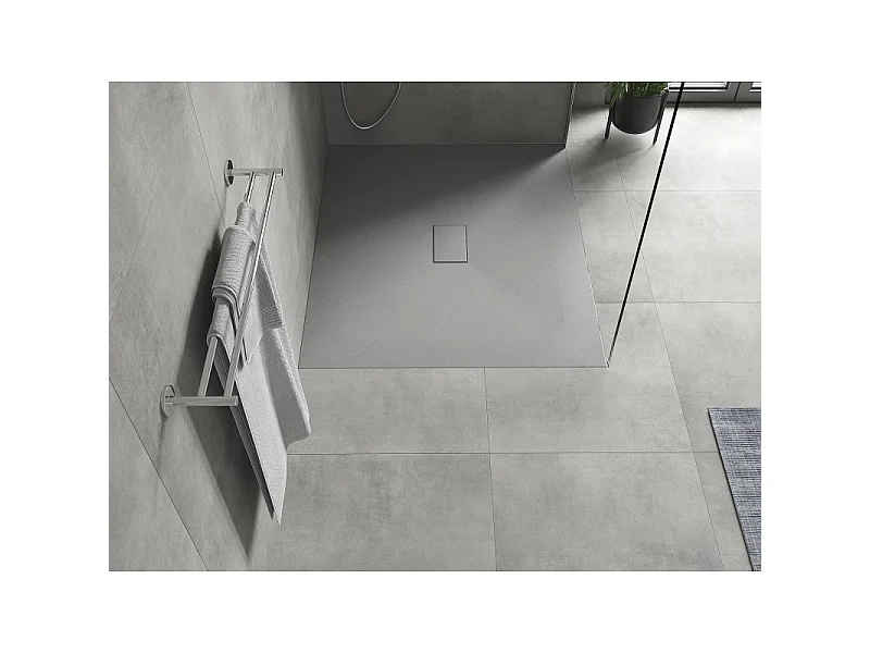 Mexen Hugo Rechteckige Duschwanne SMC 130 x 100 cm, grau - 42611013