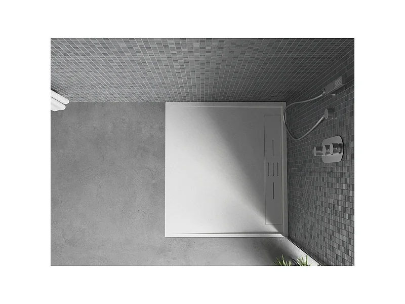 Mexen Amon brodzik prostokątny SMC 100 x 90 cm, biały - 4F109010