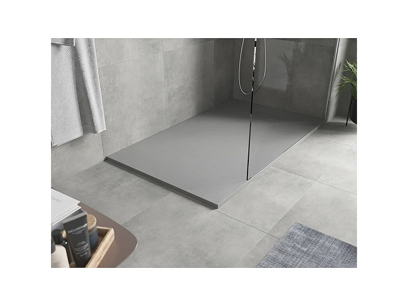 Mexen Hugo rectangular shower tray SMC 140 x 80 cm, grey - 42618014