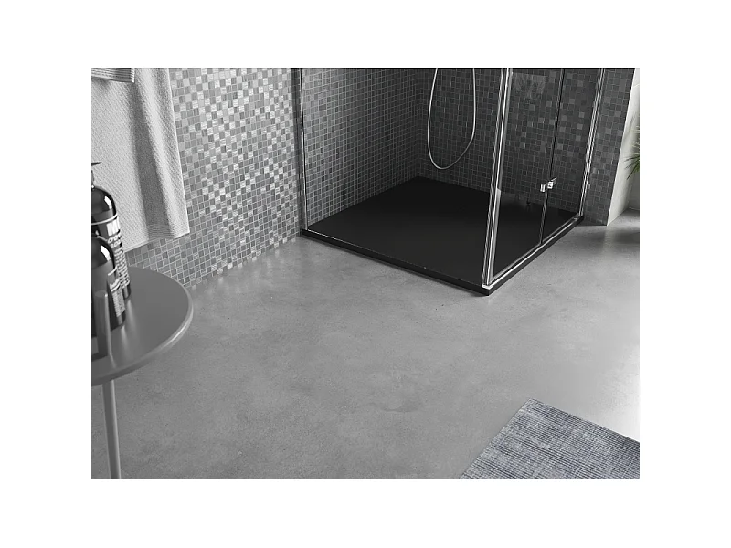 Mexen Bert vierkante douchebak SMC 80 x 80 cm, zwart - 4K708080