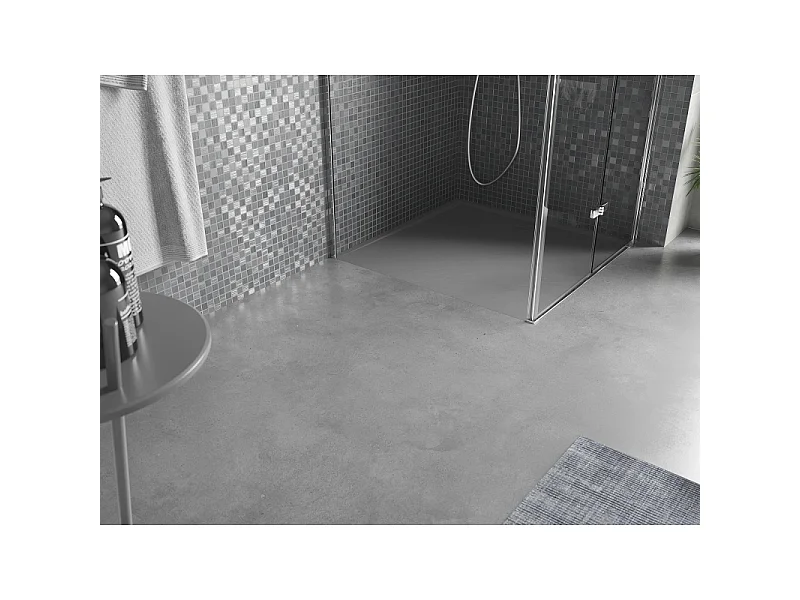 Mexen Amon vierkante douchebak SMC 90 x 90 cm, grijs - 4F619090