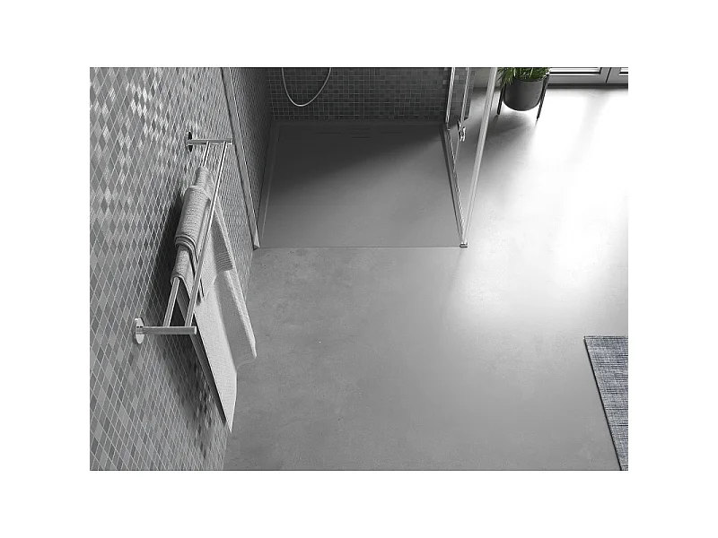 Mexen Amon vierkante douchebak SMC 90 x 90 cm, grijs - 4F619090