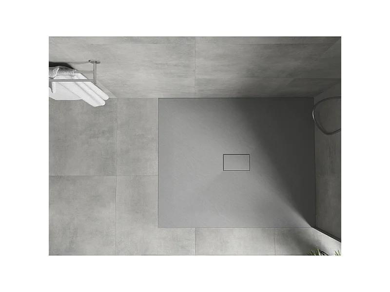 Mexen Hugo receveur rectangulaire SMC 110 x 100 cm, gris - 42611011