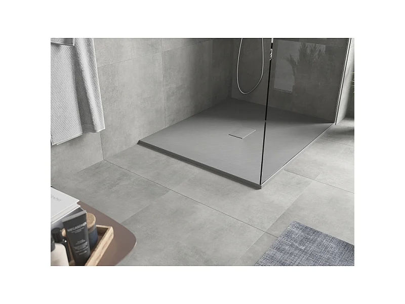 Mexen Hugo receveur rectangulaire SMC 110 x 100 cm, gris - 42611011