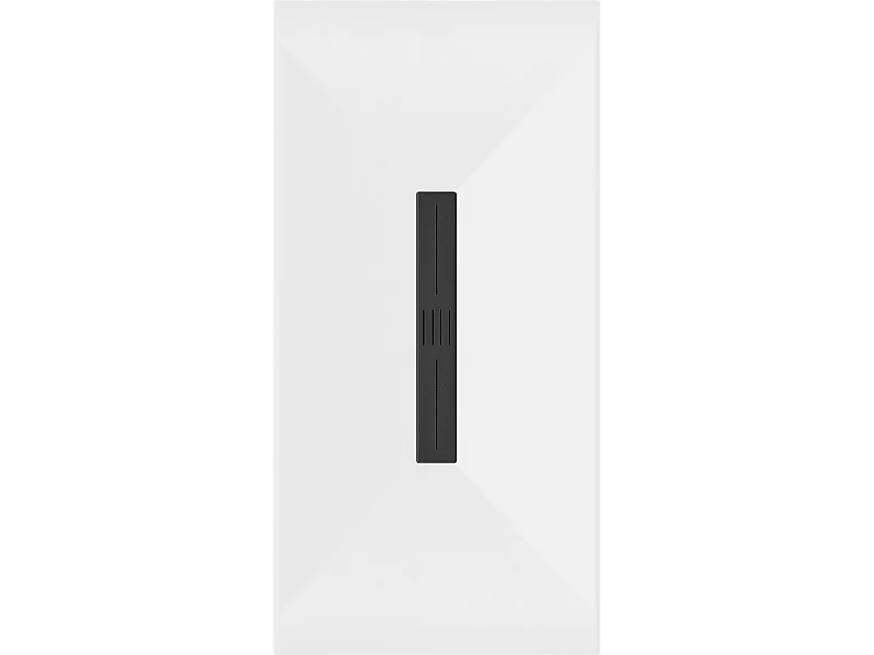 Mexen Toro plato de ducha rectangular SMC 170 x 70 cm, blanco, cubierta negra - 43107017-B