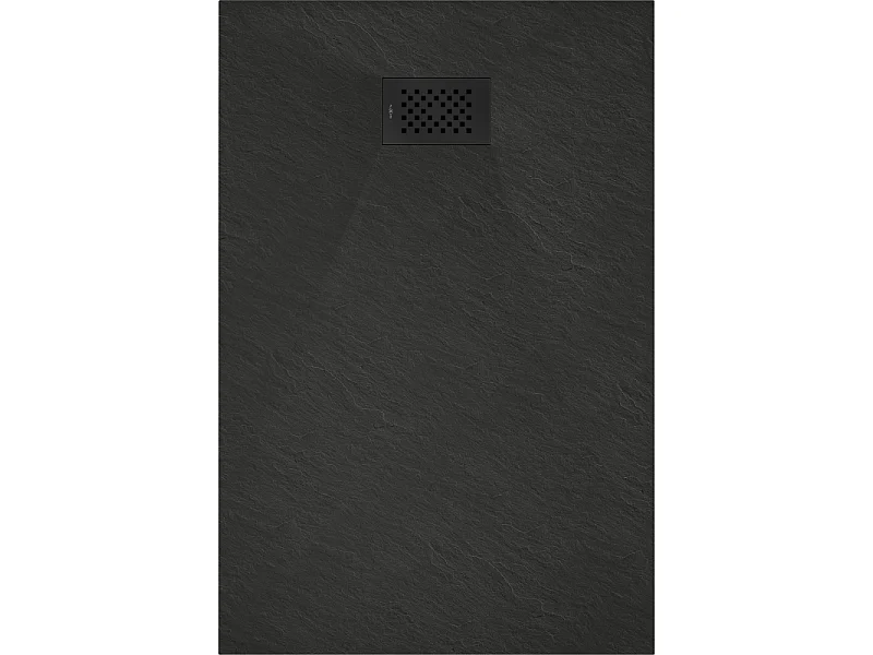 Mexen Hugo rectangular SMC shower tray 120 x 70 cm, black, black cover - 42707012-B