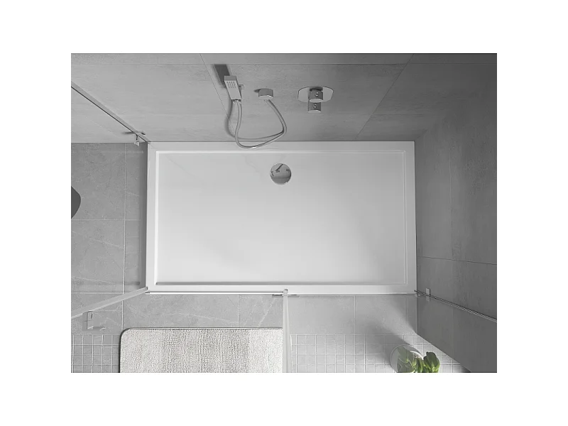 Mexen Flow rechthoekige slanke douchebak 150 x 90 cm, wit glans - 46R109015