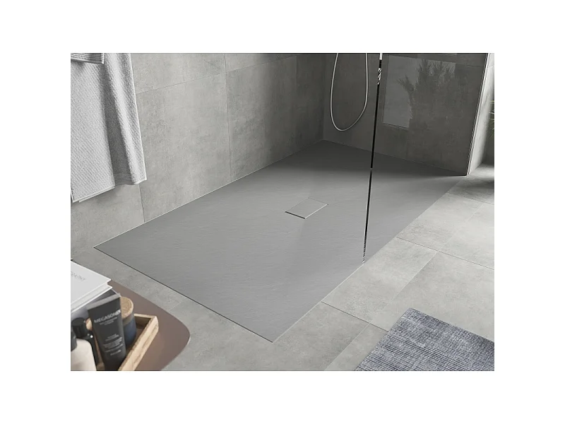 Mexen Hugo rectangular shower tray SMC 200 x 100 cm, grey - 42611020