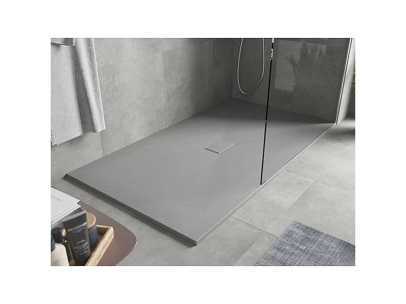 Mexen Hugo rectangular shower tray SMC 200 x 100 cm, grey - 42611020