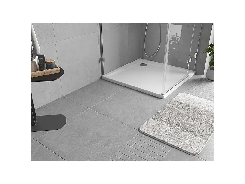 Mexen Flow brodzik kwadratowy slim 70 x 70 cm, biały połysk - 46S107070
