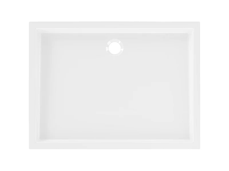 Mexen Flow+ rechthoekige douchebak 120 x 70 cm, wit glans - 46R107012H