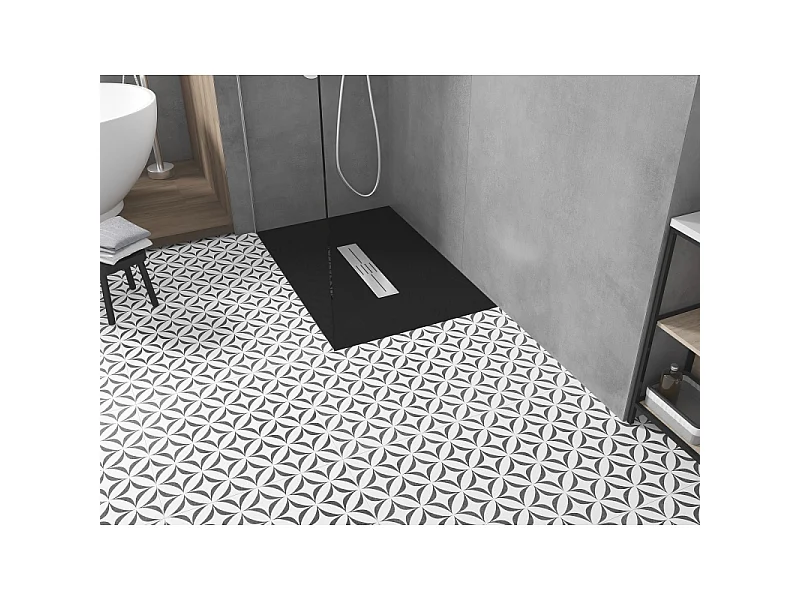 Mexen Toro piatto doccia rettangolare SMC 140 x 90 cm, nero - 43709014