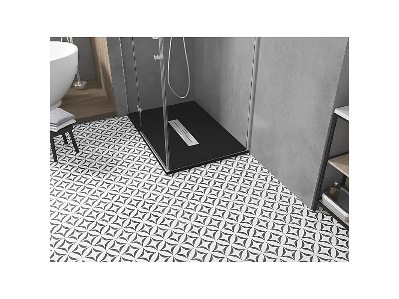 Mexen Toro piatto doccia rettangolare SMC 140 x 90 cm, nero - 43709014