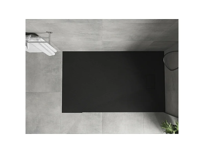 Mexen Hugo Rechteckige SMC-Duschwanne 150 x 80 cm, schwarz - 42708015