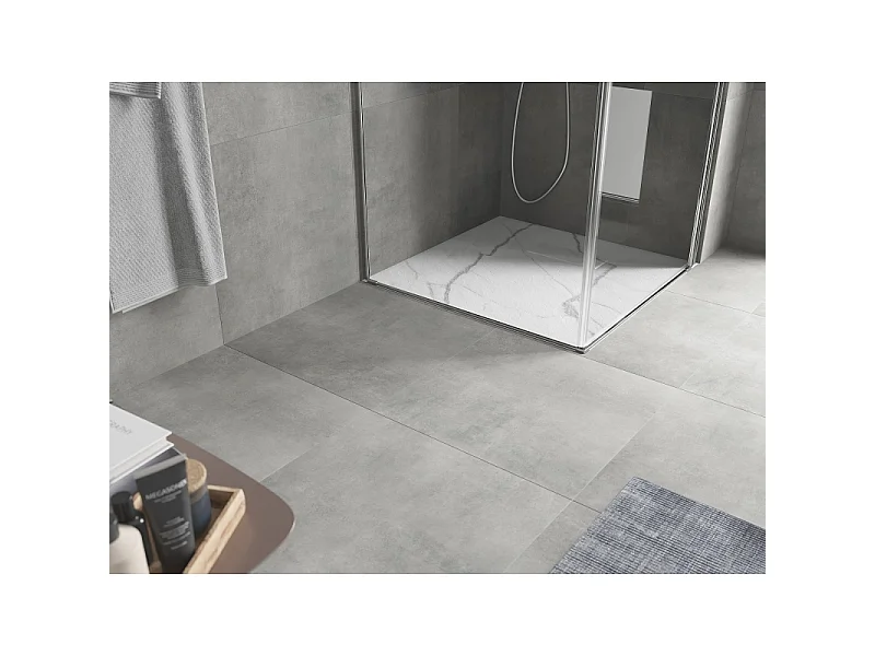 Mexen Hugo kwadrante douchebak SMC 70 x 70 cm, witte steen - 42157070