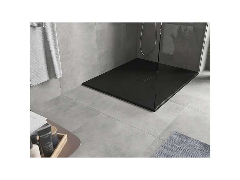 Mexen Hugo rechteckige Duschwanne SMC 140 x 100 cm, schwarz - 42701014