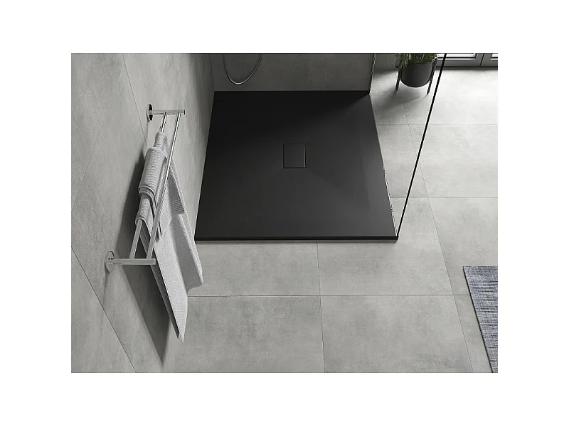 Mexen Hugo rechteckige Duschwanne SMC 140 x 100 cm, schwarz - 42701014