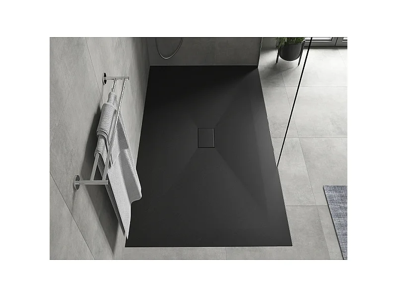 Mexen Hugo rectangular shower tray SMC 200 x 100 cm, black - 42701020