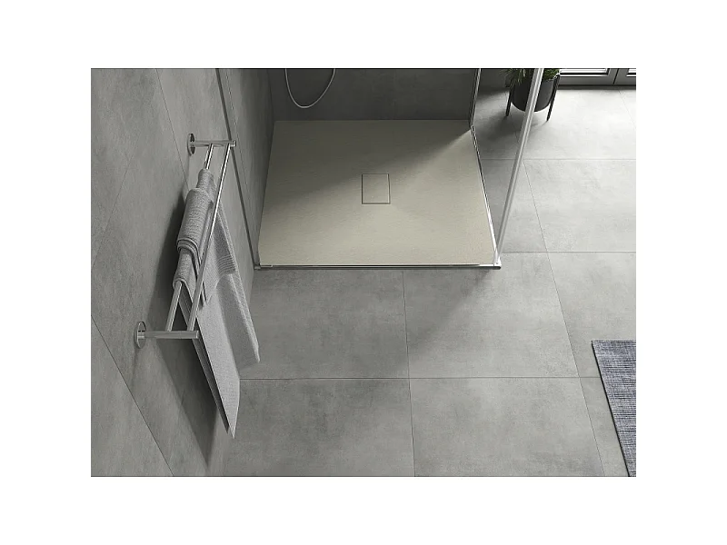 Mexen Hugo vierkante douchebak SMC 100 x 100 cm, beige - 42691010