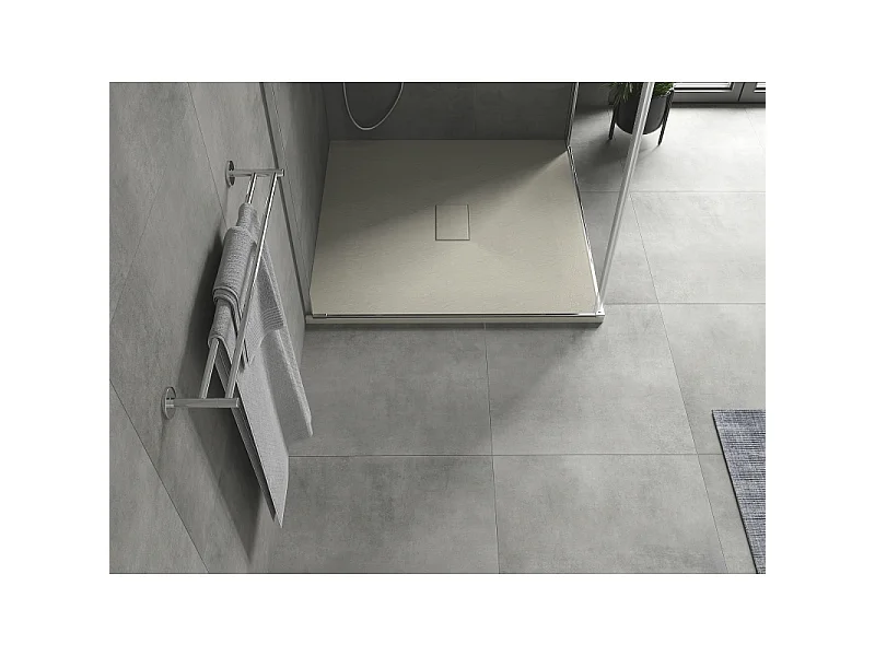 Mexen Hugo vierkante douchebak SMC 100 x 100 cm, beige - 42691010
