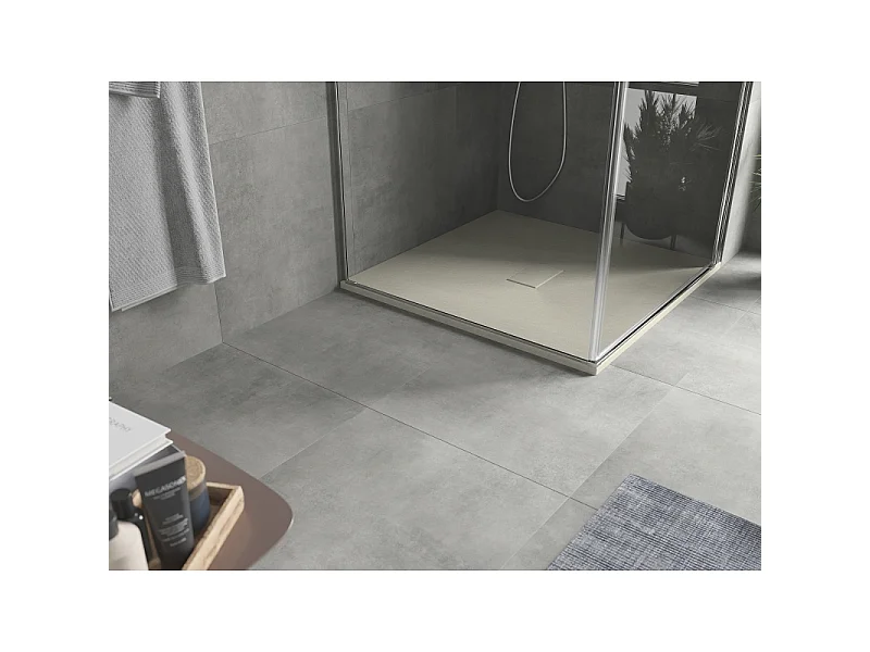 Mexen Hugo vierkante douchebak SMC 100 x 100 cm, beige - 42691010