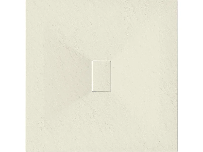 Mexen Hugo vierkante douchebak SMC 100 x 100 cm, beige - 42691010