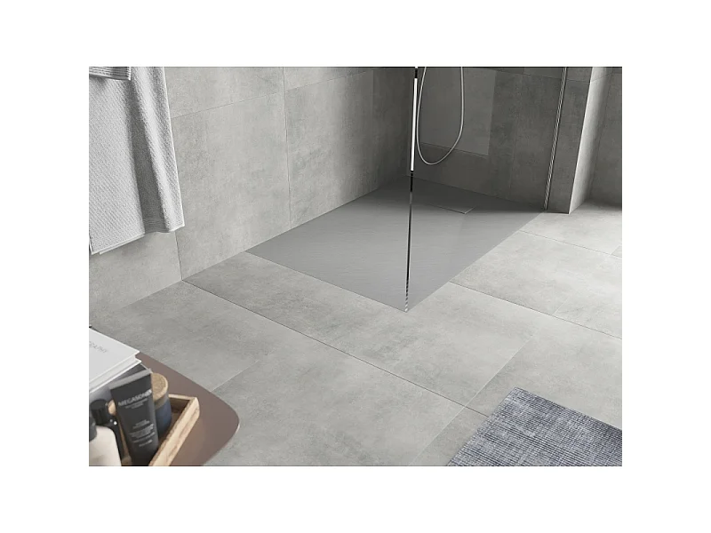 Mexen Hugo rectangular shower tray SMC 100 x 70 cm, grey - 42617010
