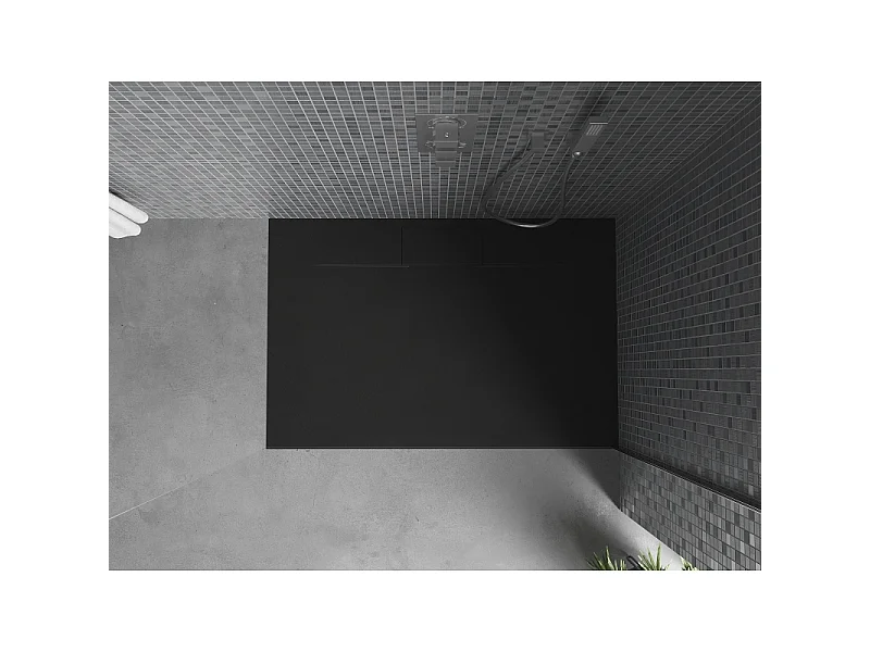 Mexen Egon rechteckige Duschwanne SMC 140 x 80 cm, schwarz - 4R708014
