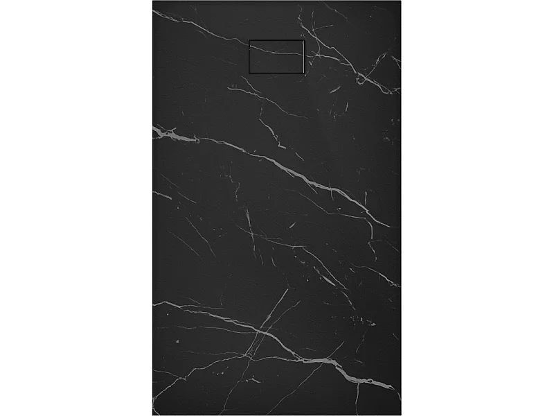 Mexen Hugo Rechteckige Duschwanne SMC 150 x 80 cm, schwarzer Stein - 42758015