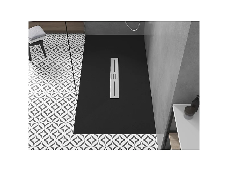 Mexen Toro Rechteckige Duschwanne SMC 150 x 90 cm, schwarz - 43709015