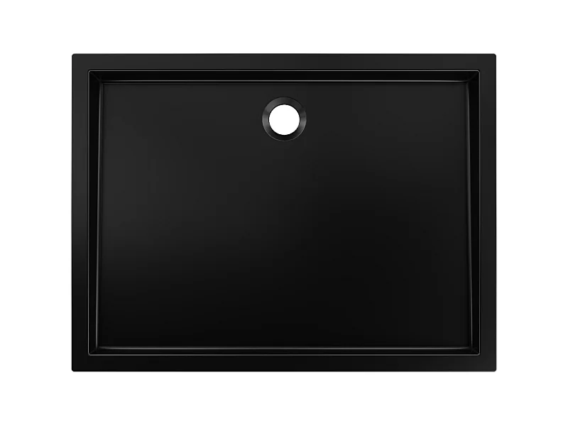 Mexen Flow+ rechteckige Duschwanne 120 x 70 cm, schwarzmatt - 46R707012H