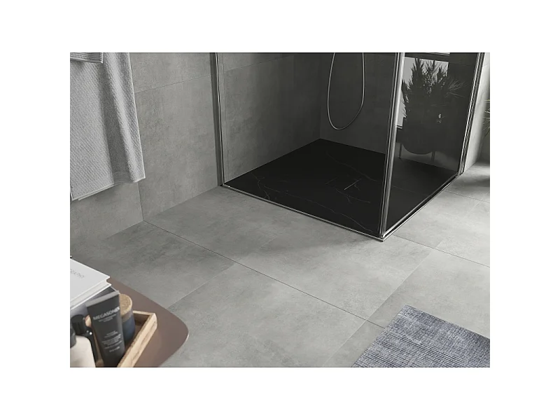 Mexen Hugo receveur de douche carré SMC 100 x 100 cm, pierre noire - 42751010