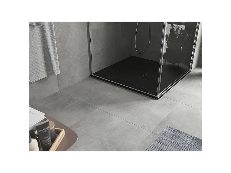 Mexen Hugo receveur de douche carré SMC 100 x 100 cm, pierre noire - 42751010
