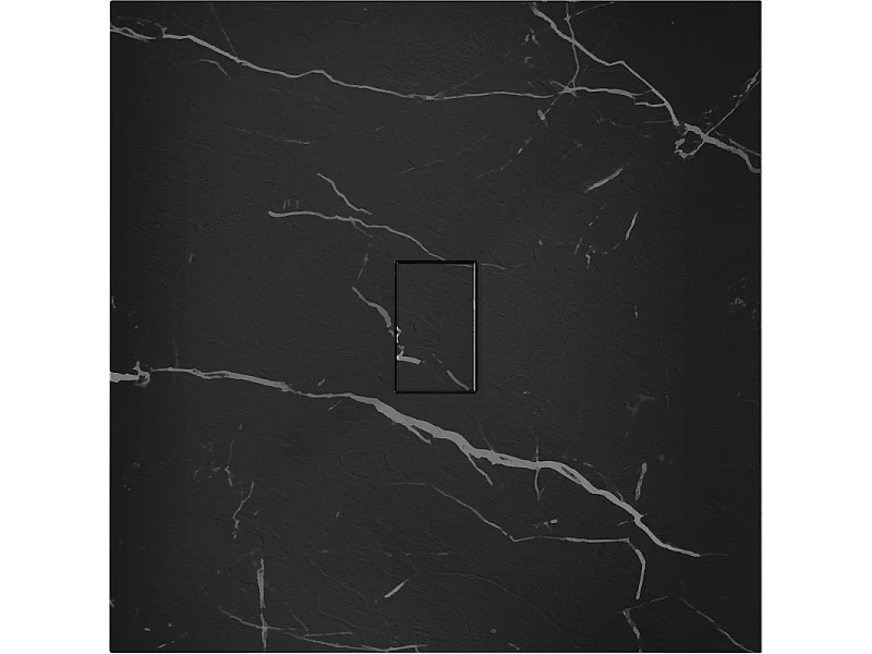 Mexen Hugo receveur de douche carré SMC 100 x 100 cm, pierre noire - 42751010