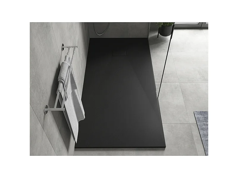 Mexen Hugo rectangular shower tray SMC 170 x 90 cm, black - 42709017