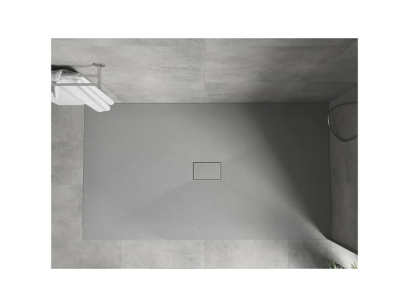 Mexen Hugo Rectangular Shower Tray SMC 150 x 100 cm, Grey - 42611015