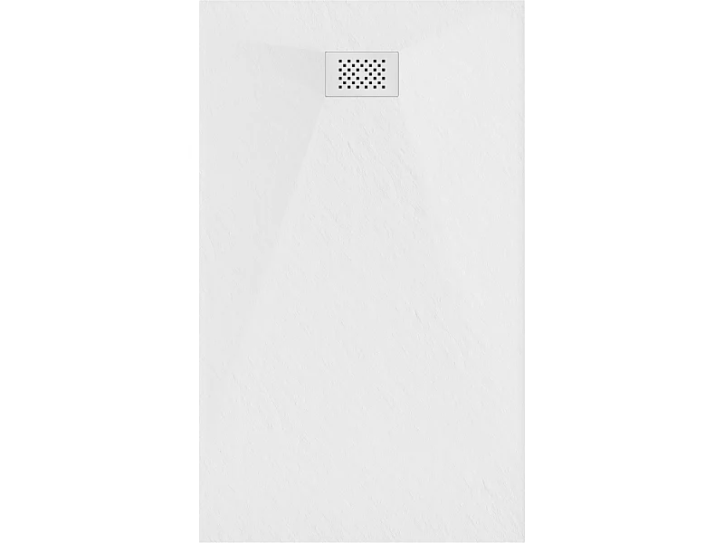 Mexen Hugo rectangular shower tray SMC 160 x 80 cm, white, white cover - 42108016-W
