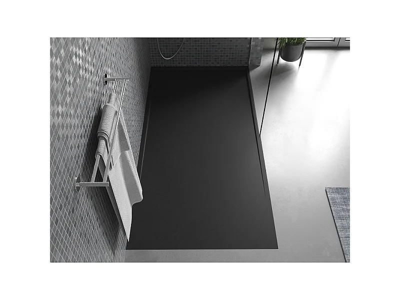 Mexen Amon piatto doccia rettangolare SMC 140 x 70 cm, nero - 4F707014