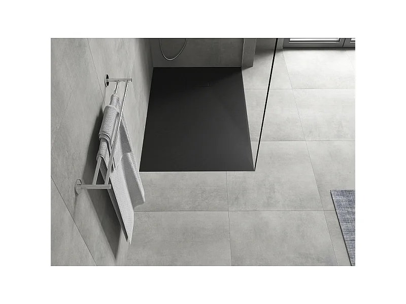 Mexen Hugo piatto doccia rettangolare SMC 130 x 90 cm, nero - 42709013