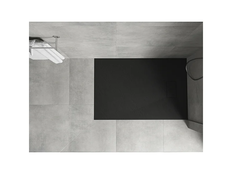 Mexen Hugo piatto doccia rettangolare SMC 130 x 90 cm, nero - 42709013