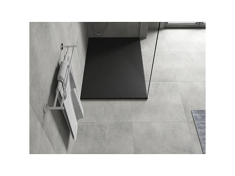 Mexen Hugo piatto doccia rettangolare SMC 130 x 90 cm, nero - 42709013