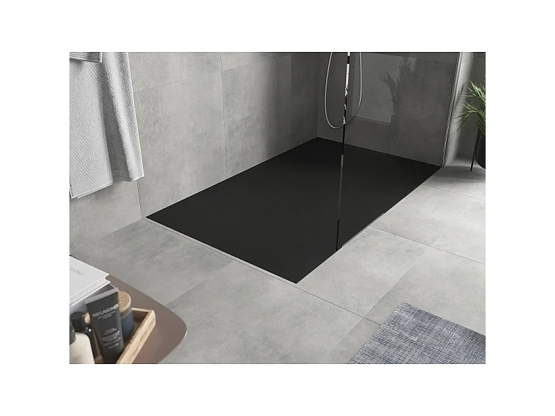 Mexen Hugo rechteckige Duschwanne SMC 140 x 70 cm, schwarz - 42707014