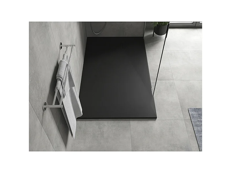 Mexen Hugo rechteckige Duschwanne SMC 140 x 70 cm, schwarz - 42707014