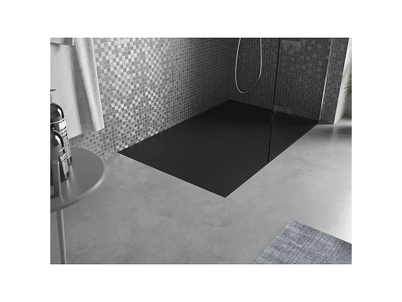 Mexen Otto rectangular shower tray SMC 140 x 70 cm, black - 4N707014