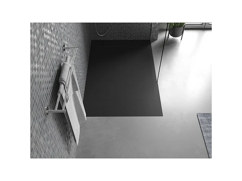 Mexen Otto rectangular shower tray SMC 140 x 70 cm, black - 4N707014