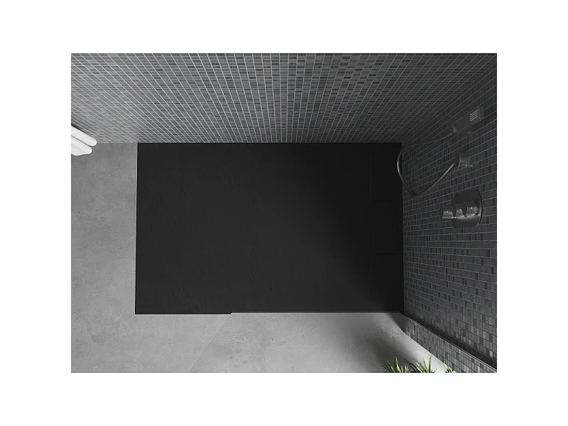 Mexen Otto rectangular shower tray SMC 140 x 70 cm, black - 4N707014