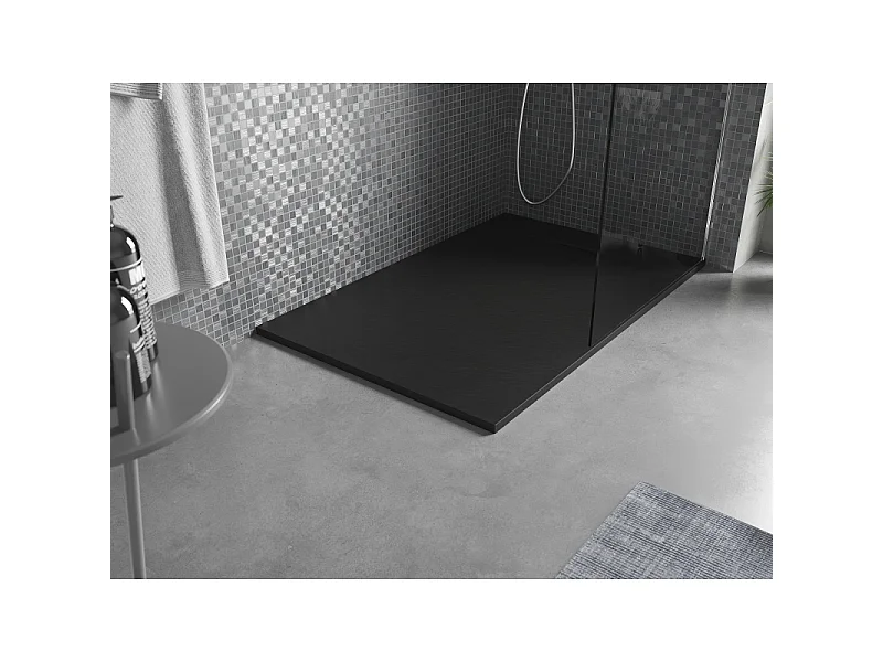 Mexen Otto rectangular shower tray SMC 140 x 70 cm, black - 4N707014